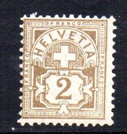 389/1500 - SVIZZERA 1905 ,  Unificato N. 100  ***  MNH . - Unused Stamps