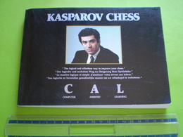 Echecs: Kasparov Chess; Computer Assisted Learning. Texte En 4 Langues: Français,anglais,allemand,hollandais. Saitek - Gesellschaftsspiele