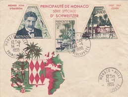 Brief Von Monaco, Serie Speciale D`Schweitzer - Lettres & Documents