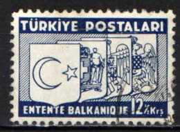 TURCHIA - 1937 - The Balkan Entente - USATO - Gebraucht