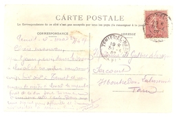 Algérie / Alger. Rare Cachet  Teniet El Haad Du 30 Avril 1907 (A4p39) - Autres & Non Classés