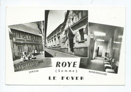 Carte  - Roye -  (Somme) -   Le Foyer  -(Jardin , Bains , Douches ) - Roye