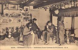 .D.18-2370 : WISSANT. INTERIEUR DE CABANE DE PECHEURS - Wissant