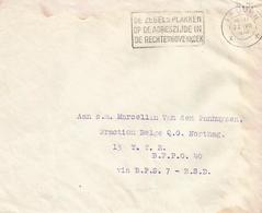 Belgie Belgique 1961 Leuven To Bureaux Postales Secondaires BSP7 Weiden Military Cover - Army