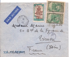 SOUDAN - LETTRE PAR AVION KOULIKORO POUR VIENNE ISERE 1942 - Brieven En Documenten