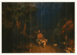 ''Le Chemin De La Forêt'' 1857, Par Ivan Aivazovsky , Musée Des Beaux-Arts De BAKU, CP Neuve 20 X 14 Cm - Azerbeidzjan