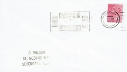 1973 - Oblitération De Cambridge "Jumelage Des 2 Villes De CAMBRIDGE Et HEIDELBERG" - Tp N°609 - Franking Machines (EMA)