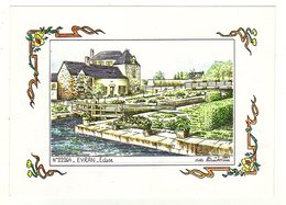 Carte Fantaisie Grand Format N° 22264 EVRAN Ecluse - Evran