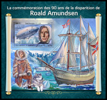 DJIBOUTI 2018 MNH** Roald Amundsen S/S - IMPERFORATED - DH1834 - Polarforscher & Promis