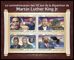 DJIBOUTI 2018 MNH** Martin Luther King Jr. M/S - IMPERFORATED - DH1834 - Martin Luther King