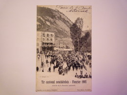 TIR Cantonal Neuchâtelois  -  FLEURIER  1902  X - Fleurier