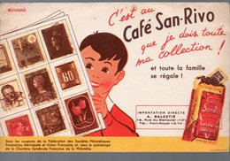 Buvard  CAFE SAN RIVO (PPP9334) - Café & Thé