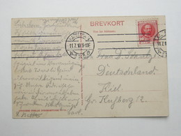 19100 , Kopenhagen , Klarer Maschinenstempel Auf Karte - Briefe U. Dokumente