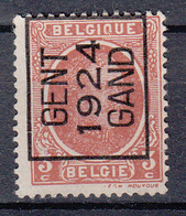 BELGIË - PREO - 1924 - Nr 100 A - GENT 1924 GAND - (*) - Typo Precancels 1922-31 (Houyoux)