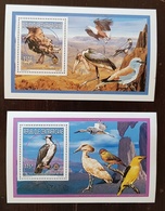 CENTRAFRIQUE BALBUZARD PECHEUR Et COMBATTANT VARIABLE, SCOUTISME 2 Blocs Collectifs  ** Neuf Sans Charniere. MNH - Águilas & Aves De Presa