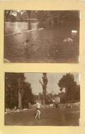 LE MANS (sarthe)- LA CALIFORNIE, Août 1955 (2 Photos Format 8cm X 5,6cm). - Lieux