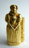 FEVE METAL DORE  PERSONNAGES CELEBRES GRANDEUR DE LA FRANCE - CATHERINE DE MEDICIS - WIETZEL 1994 (1) - History