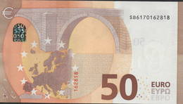 50 EURO ITALIA  SB  S011 Ch "17" - DRAGHI   UNC - 50 Euro
