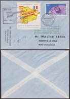 Andorre 1962 - Lettre Par Fusée- Premier Jour + Vignette (DD)  DC-0001 - Briefe U. Dokumente