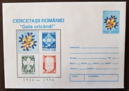 ROUMANIE Scoutisme, Entier Postal Illustré Emis En 1996. Neuf - Covers & Documents