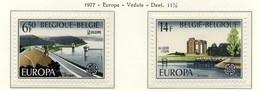 PIA - B ELGIO - 1977 : Europa  (Yv 1848-49) - 1977