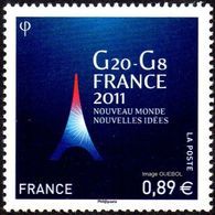 France Drapeaux N° 4575 ** Couleurs Françaises, Tour Eiffel - G20-G8 - Nouveau Monde, Nouvelles Idées - Francobolli
