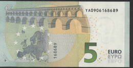 € 5 GREECE  Y001 J2  DRAGHI  UNC - 5 Euro