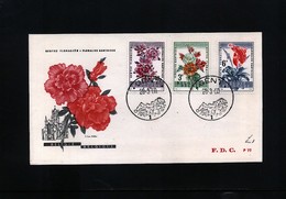 Belgium 1960 Flowers FDC - Roses
