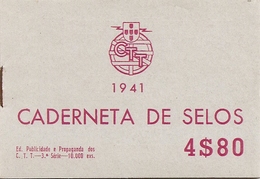 PORTUGAL, 1941, Booklet WBC 22.3 , 4x15, 4x25, 8x40c - Cuadernillos