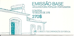 PORTUGAL, 1988, Booklet 22, Architecture 4, 10x Mi 1749 - Postzegelboekjes