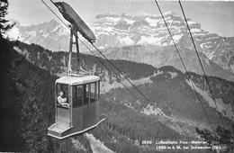 SCHWANDEN → Luftseilbahn Kies-Mettmen Mit Alter Kabine, Fotokarte Ca.1950 - Schwanden