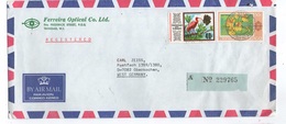 Trinidad And Tobago 1978 - Ibism , Postage Used Cover In West Germany - Grues Et Gruiformes