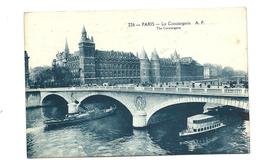 PARIS - Péniche Et Bateau Mouche Pub Chocolat MEUNIER (vers 1927)  Vente Directe - Chiatte, Barconi