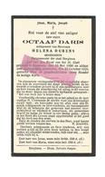 D 399. OCTAAF  DARIS -Geneesheer / Burgemeester -  BORGLOON 1890 / 1935 - Devotion Images