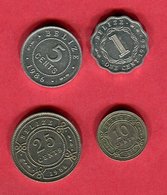 LOT 4 MONNAIES DIFFERENTES TB+ 5 - Belize