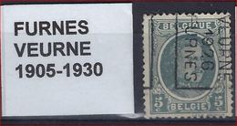 Voorafgestempeld VEURNE / FURNES Emissie HOUYOUX Met Nr. 3831B ; Staat Zie Scan ! Inzet Aan 5 Euro ! - Rollenmarken 1920-29