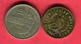 LOT 2MONNAIES DIFFERENTES TB+ 2 - Guatemala