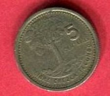 5 CENTAVOS (KM 276/1) TB+ 2 - Guatemala