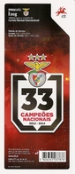 PORTUGAL, 2014, Booklet MS1, Benfinca, Football: 33 Championahipa - Libretti