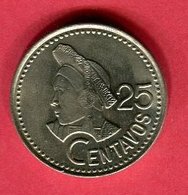 25 CENTAVOS (KM 278/3) TTB  3 - Guatemala