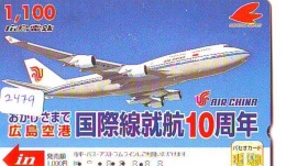 Télécarte  JAPON * AIR CHINA  * (2479) * AVIATION * AIRLINE Phonecard  JAPAN AIRPLANE * FLUGZEUG - Avions