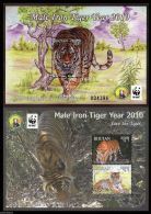WWF W.W.F. Bhutan MNH Tiger New Year Souvenir Sheet 2010 - Nuevos