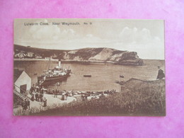 CPA ROYAUME UNI LULWORTH COVE NEAR  WEYMOUTH BATEAU - Weymouth