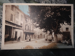 La Place St Jean Et La Mairie Restaurant Guidon 1948 - Signes