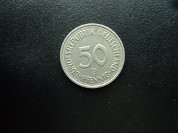 RÉPUBLIQUE FÉDÉRALE ALLEMANDE : 50 PFENNIG 1983 D    KM 109.2      SUP - 50 Pfennig