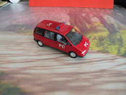 Peugeot 806 PC Pompier - 1/43 - SOLIDO France - - Pompiers