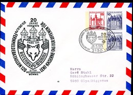 Bund PU130 D2/001 FERNMELDE-BATAILLON Rotenburg Wümme Sost.1979  Kat.10,00 € - Privé Briefomslagen - Gebruikt