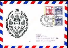 Bund PU130 D2/001 FERNMELDE-BATAILLON Rotenburg Wümme Sost.1979  Kat.10,00 € - Enveloppes Privées - Oblitérées