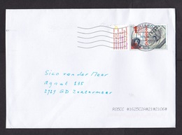 Netherlands: Cover, 2018, 1 Stamp + Tab, Banknote 1949, Money, Currency (traces Of Use) - Storia Postale