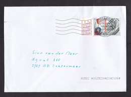 Netherlands: Cover, 2018, 1 Stamp + Tab, Banknote 1949, Money, Currency (traces Of Use) - Briefe U. Dokumente